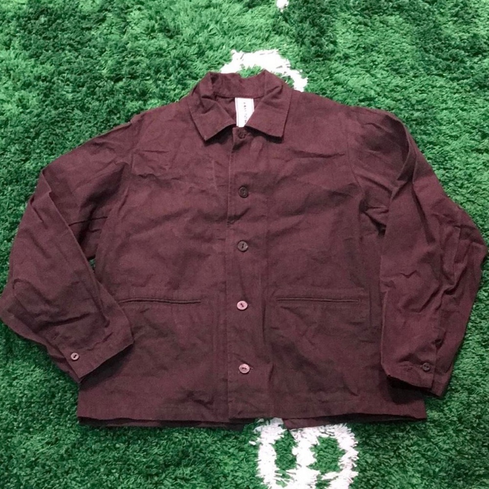 Brown/burgundy vintage work shirt